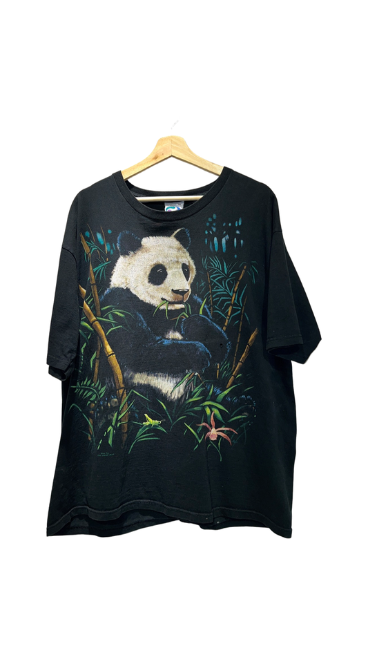 Vintage 1998 Liquid Blue Pandas Double Sided Tee