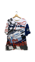 Vintage 90s Nascar Rusty Wallace All Over Print Tee KIF Vintage