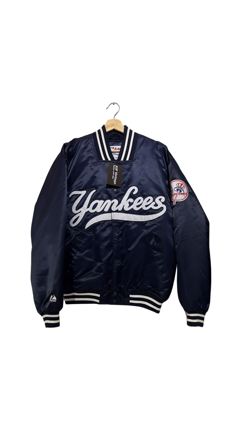 Vintage 90s New York Yankees Majestic Bomber Jacket KIF Vintage
