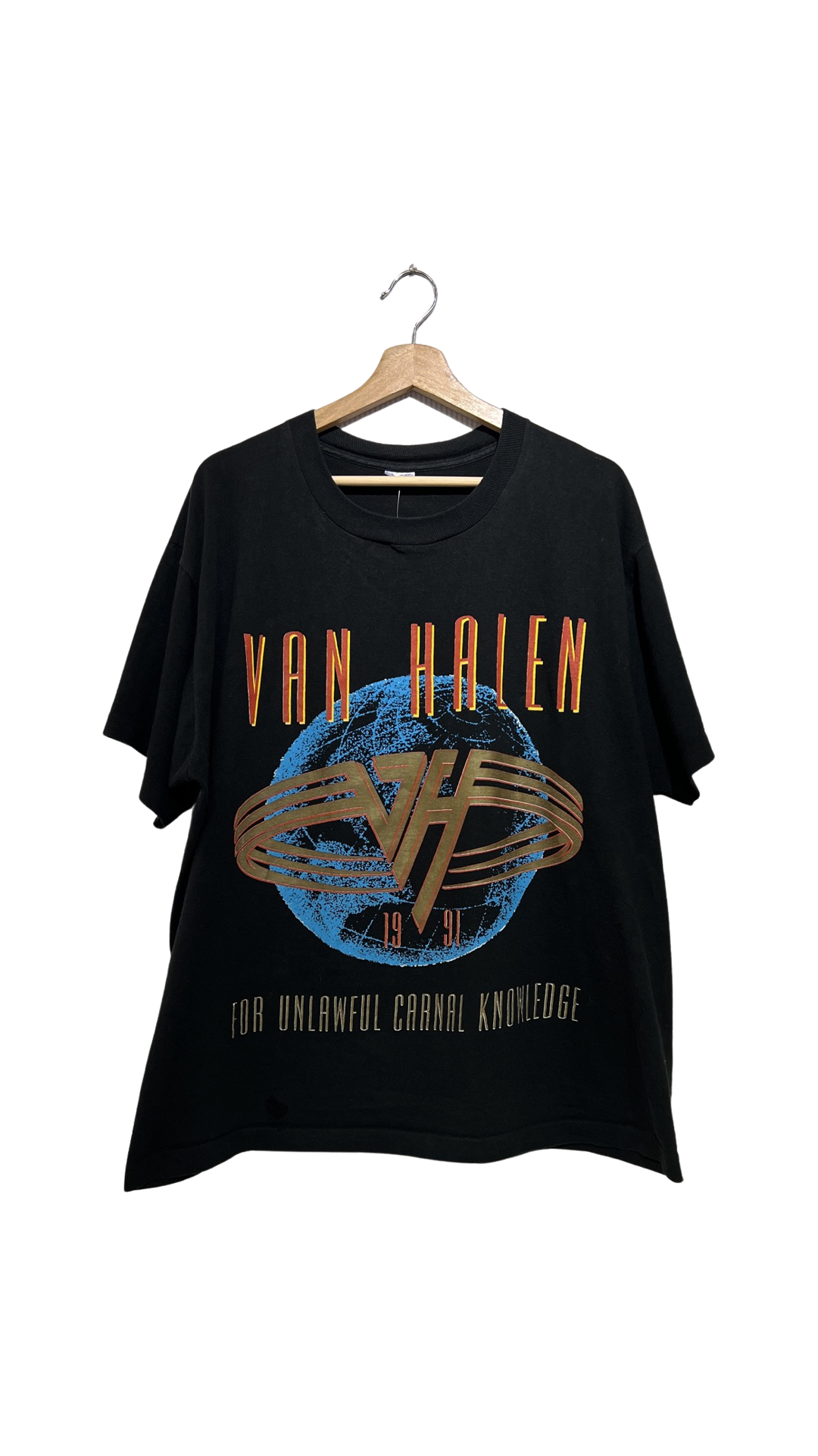 Vintage 1991 Van Halen Unlawful Carnal Knowledge Tour Tee