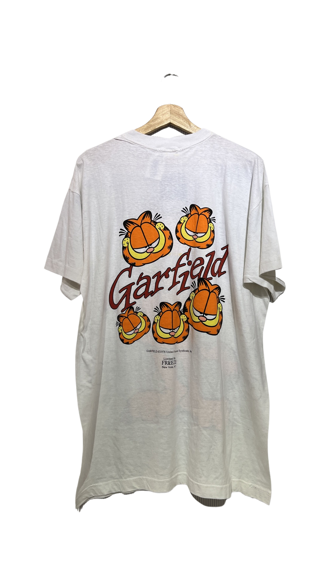 Vintage 90s Garfield Big Print Tee