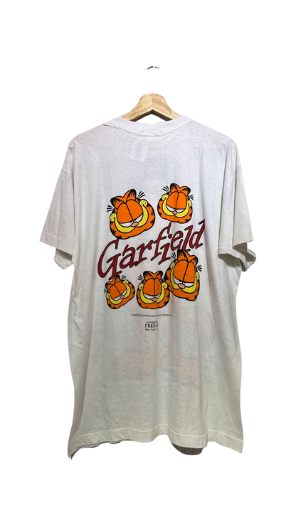 Vintage 90s Garfield Big Print Tee