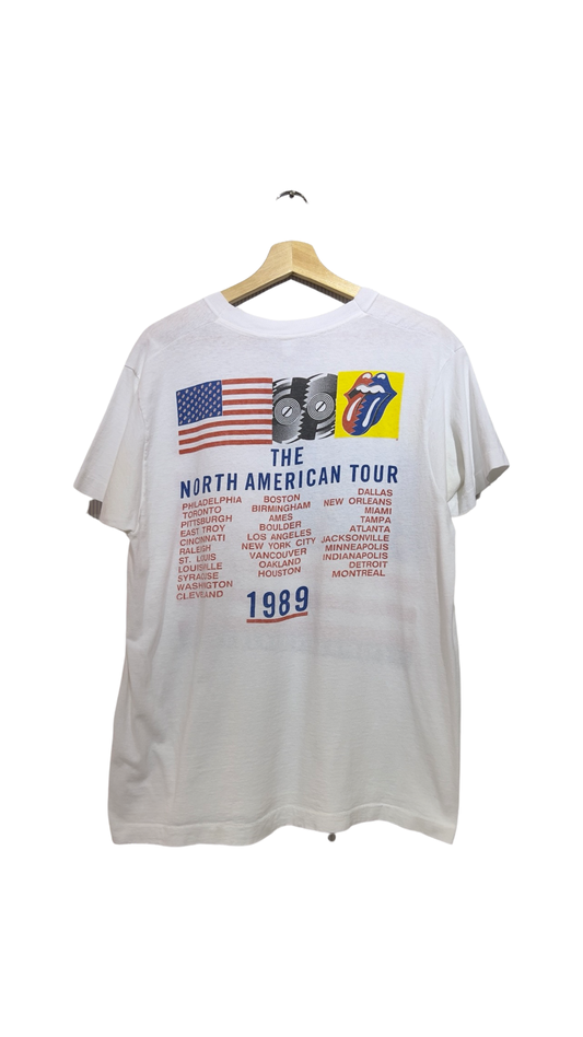Vintage 1989 Rolling Stones Steel Wheels Tour Tee