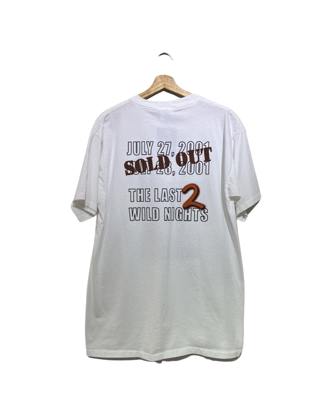 Vintage 2001 Bon Jovi Giants Stadium 2 Nights Tee