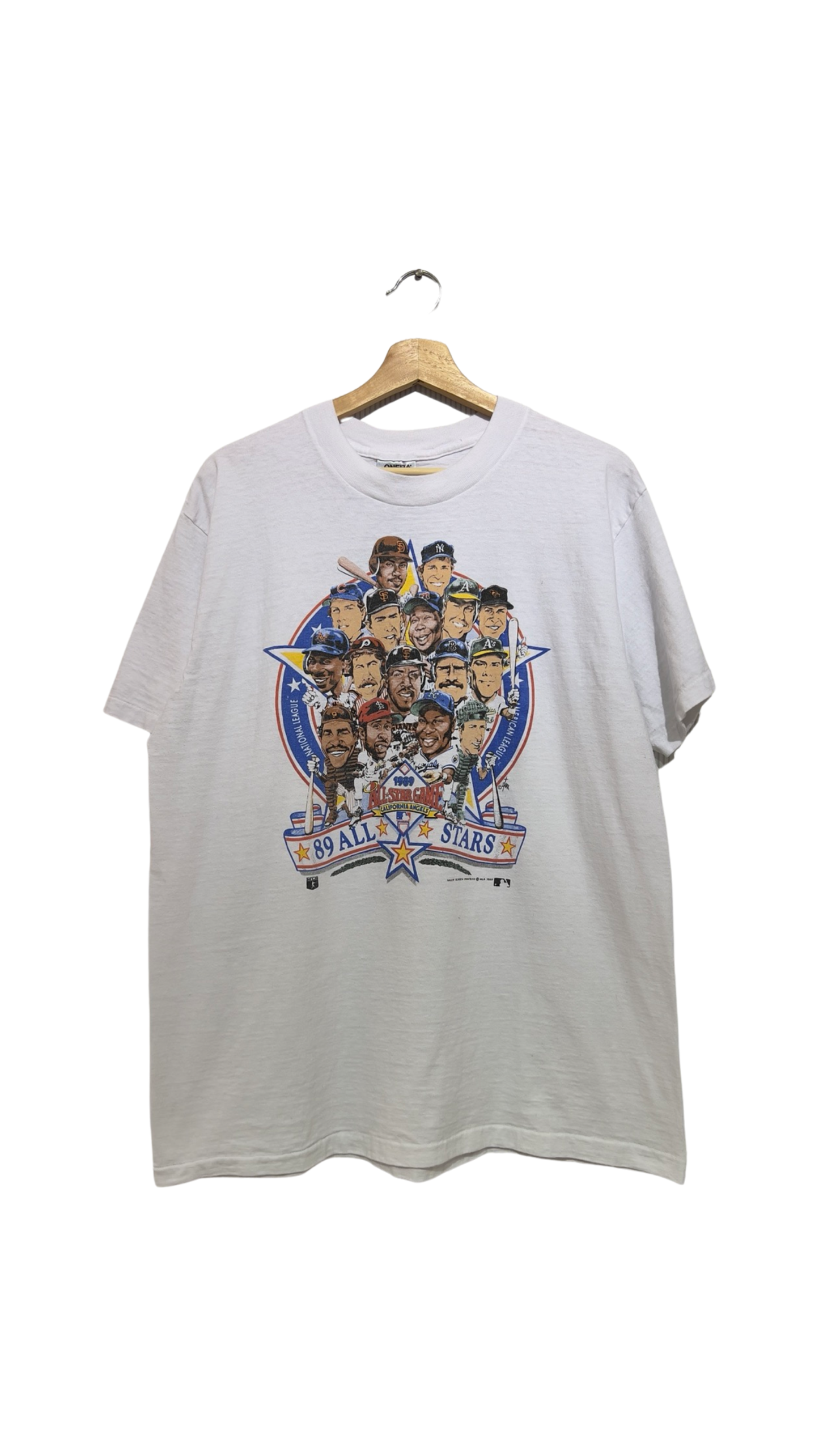 Vintage 1989 MLB All Star Games Promo Tee