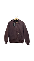 Vintage 90s Carhartt Womens Mauve Hooded Jacket KIF Vintage
