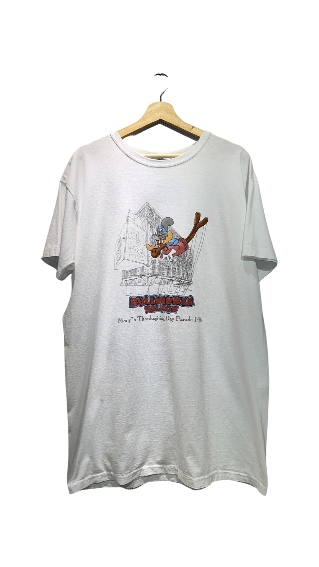 Vintage 1996 Rocky & Bullwinkle Macy's Day Parade Tee