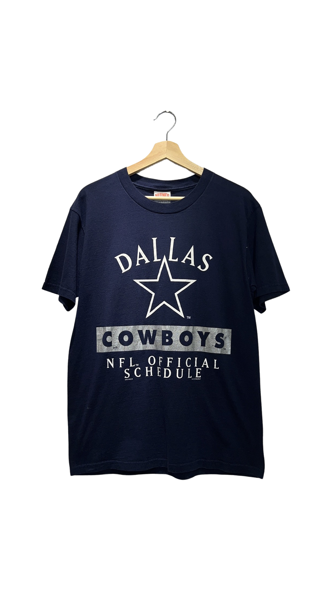 Vintage 1995 Dallas Cowboys Schedule Tee