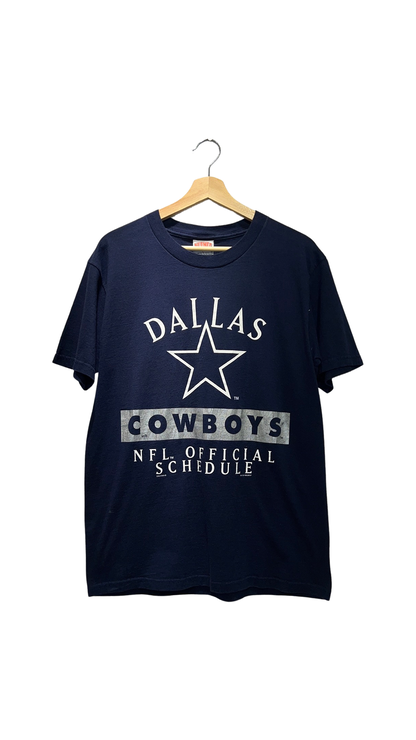 Vintage 1995 Dallas Cowboys Schedule Tee