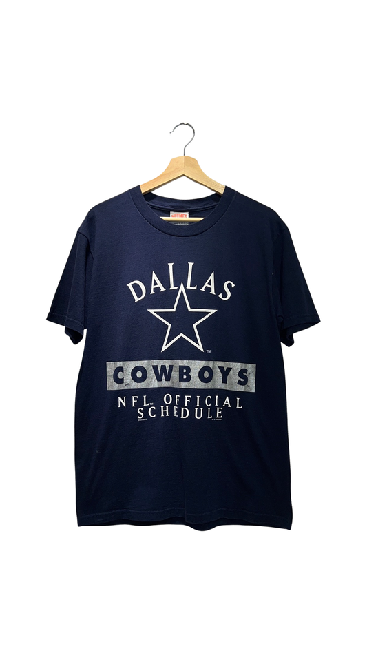 Vintage 1995 Dallas Cowboys Schedule Tee