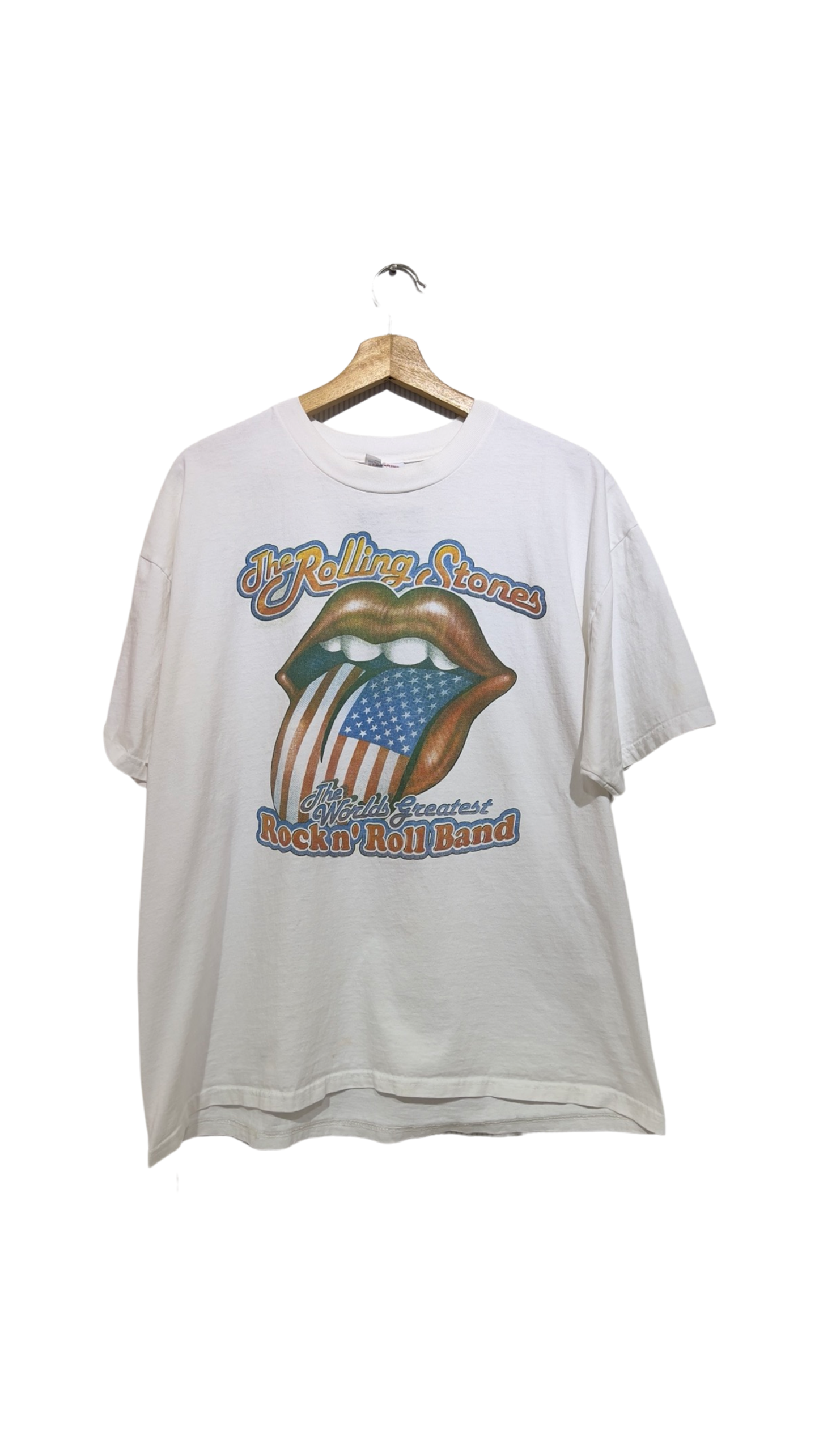 Vintage 1995 Rolling Stones Bridges To Babylon Tour Tee