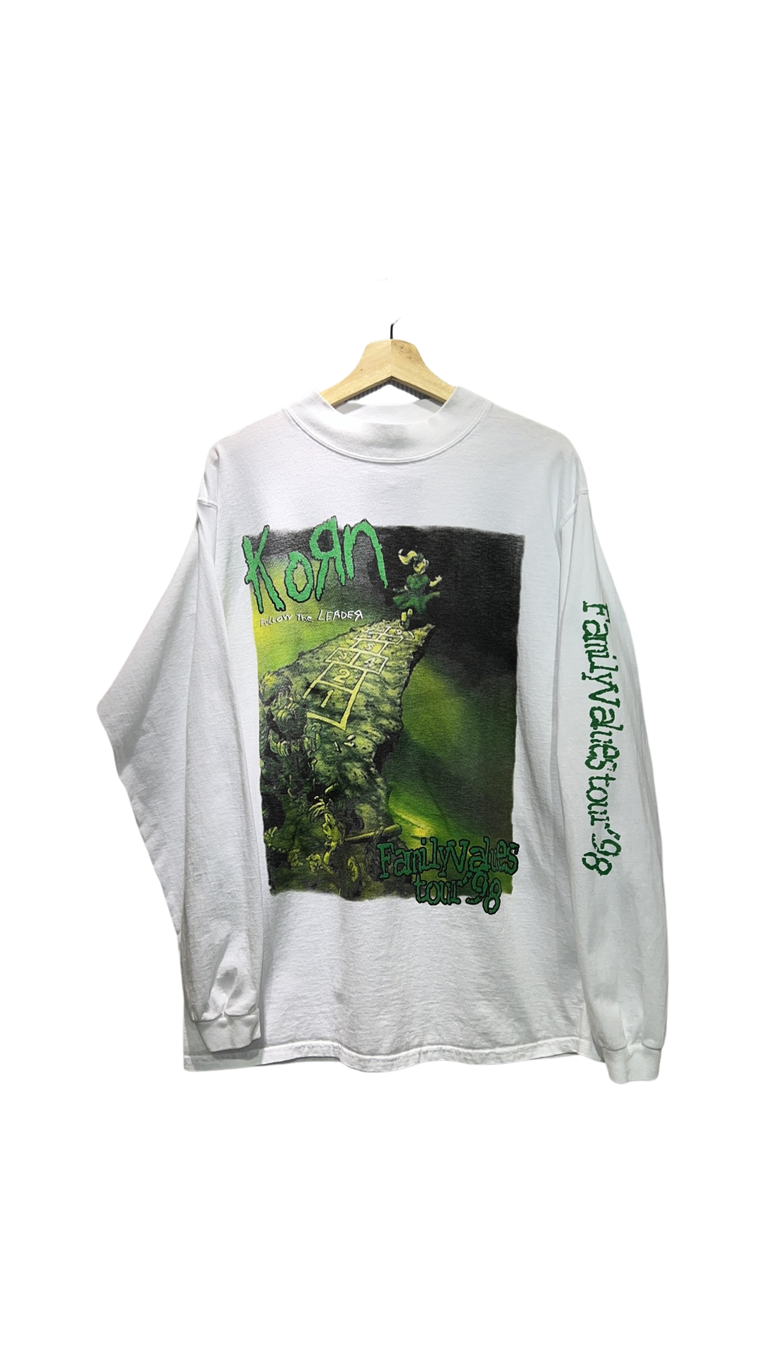 Vintage 1998 Korn Family Values LS Tour Tee