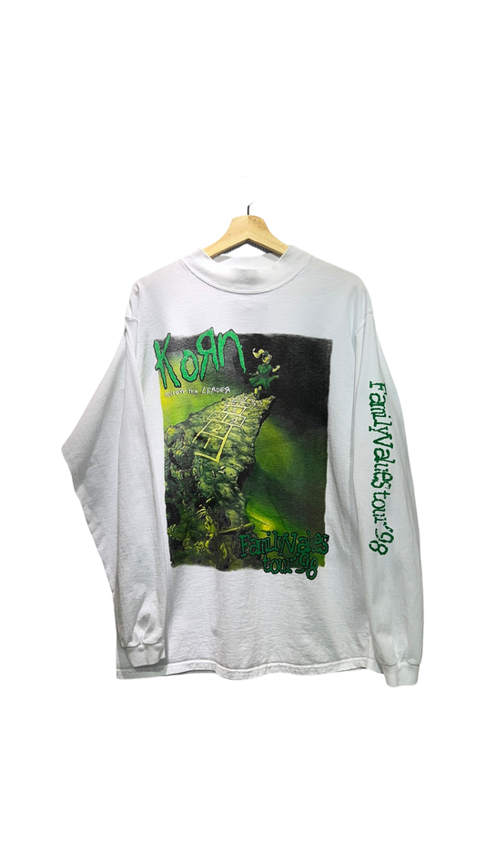 Vintage 1998 Korn Family Values LS Tour Tee
