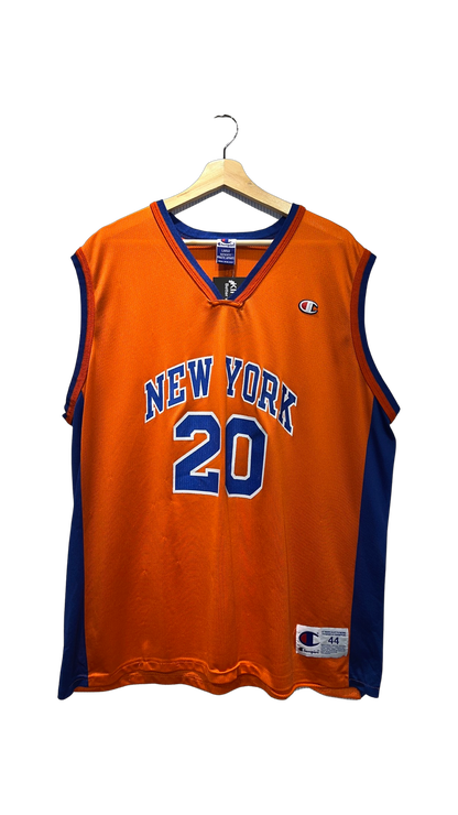 Vintage 90s New York Knicks Allan Houston Champion Jersey