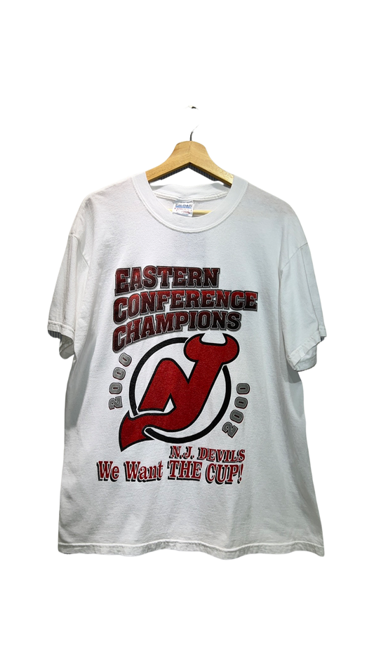 Vintage 2000 New Jersey Devils Stanley Cup Champions Tee