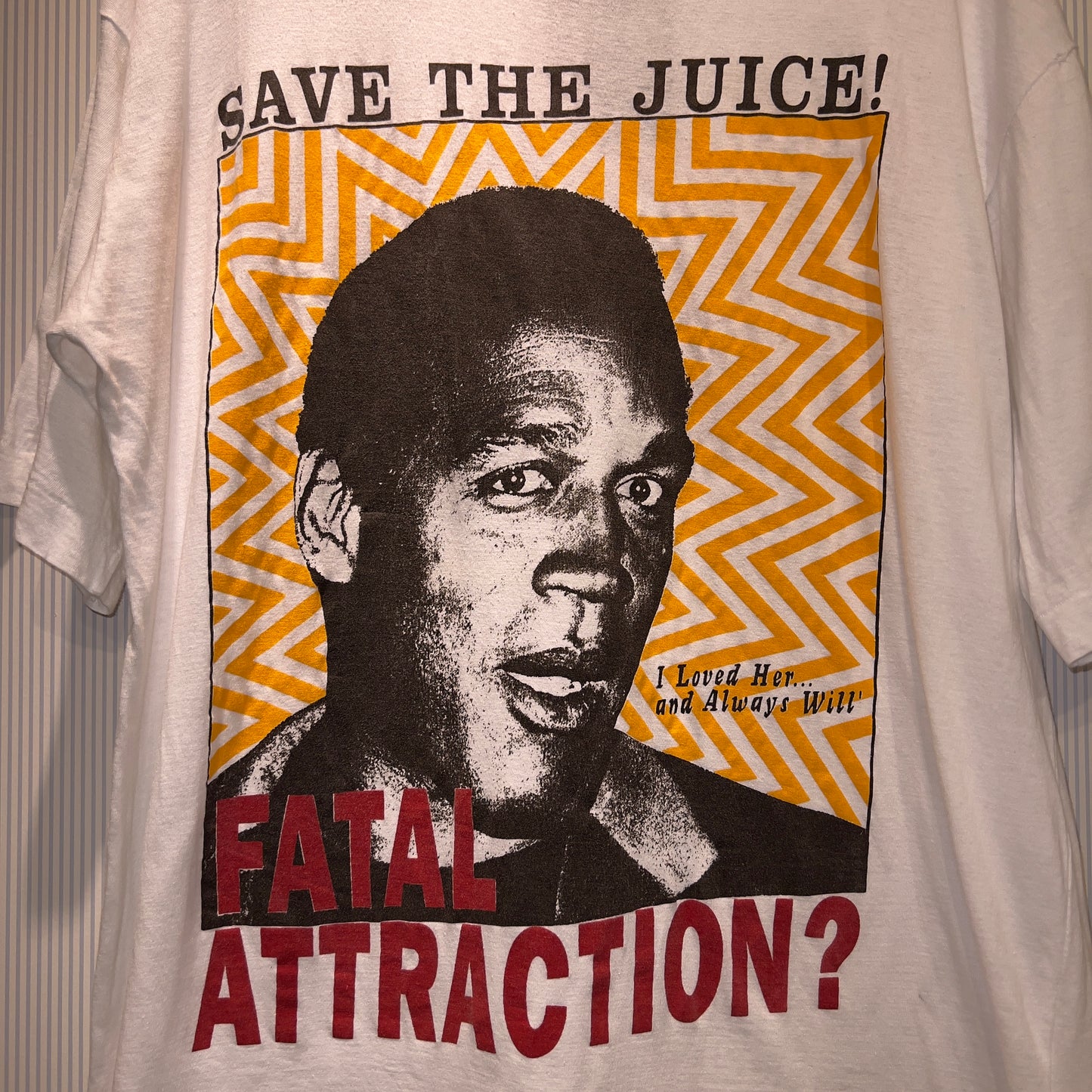 Vintage 1994 OJ Simpson Fatal Attraction Rap Tee