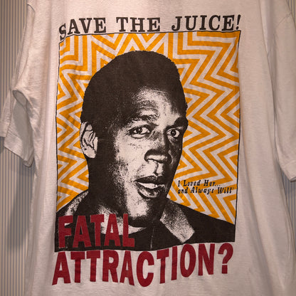 Vintage 1994 OJ Simpson Fatal Attraction Rap Tee