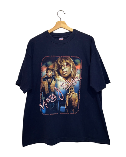 Vintage 2001 Mary J Blige No More Drama Tour Rap Tee