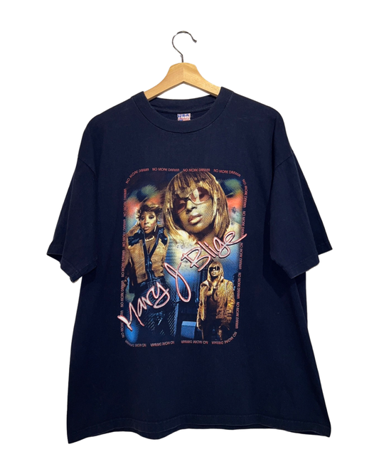 Vintage 2001 Mary J Blige No More Drama Tour Rap Tee
