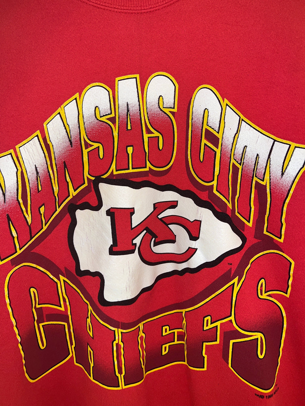Vintage 90s Kansas City Chiefs Crewneck Vintage Woodbury