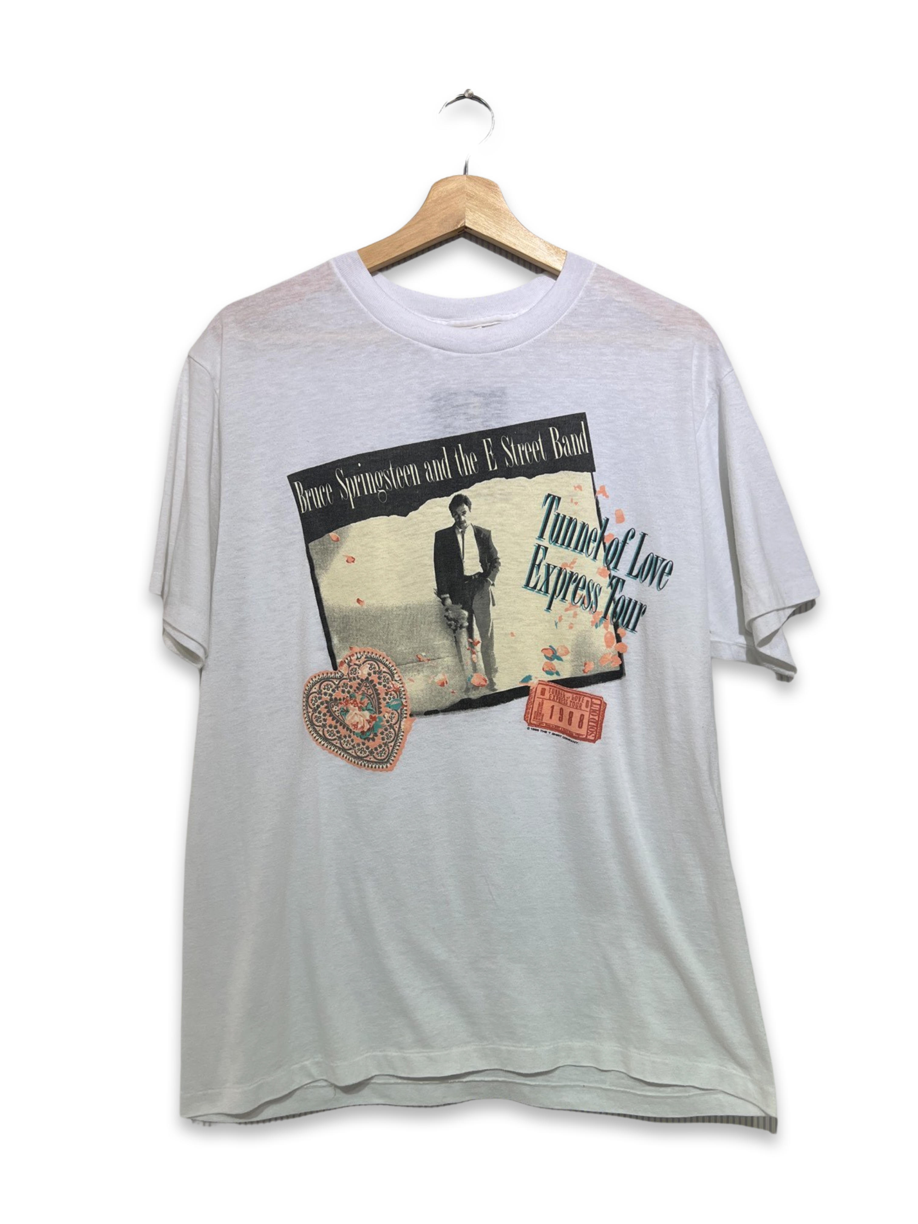 Vintage 1988 Bruce Springsteen Tunnel Of Love Tee KIF Vintage