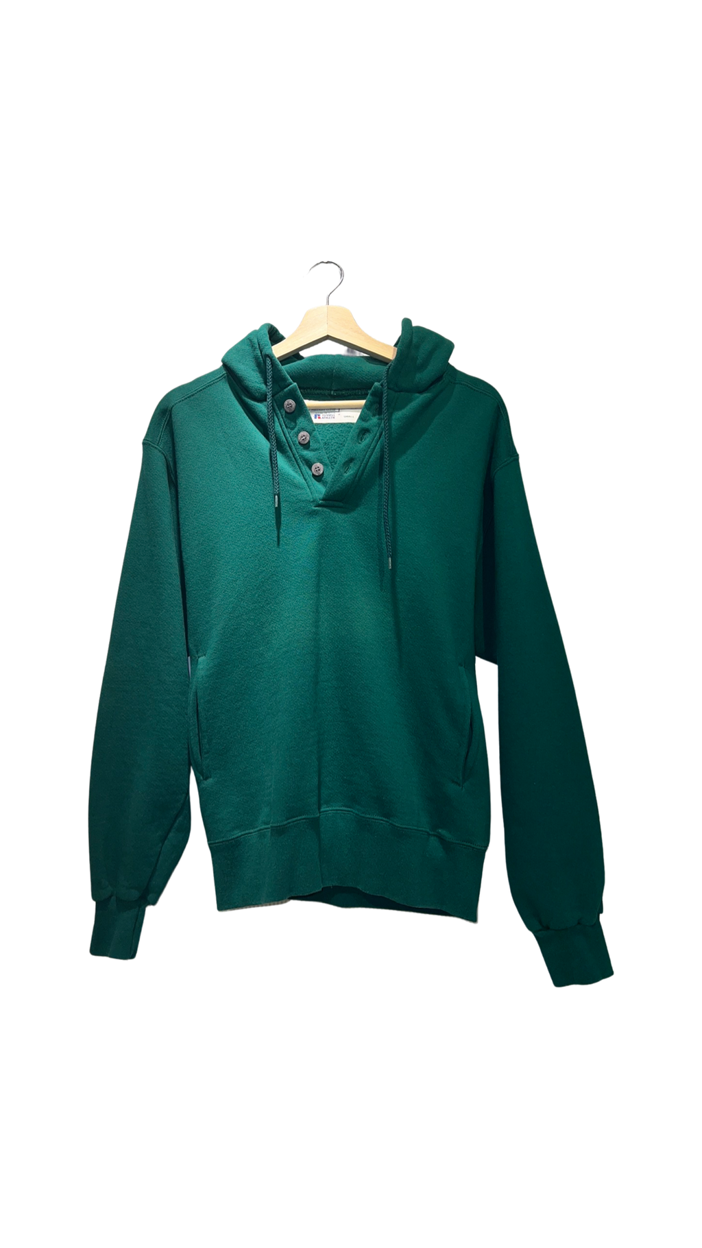 Vintage 90s LL Bean x Russell Athletics Green Hoodie KIF Vintage