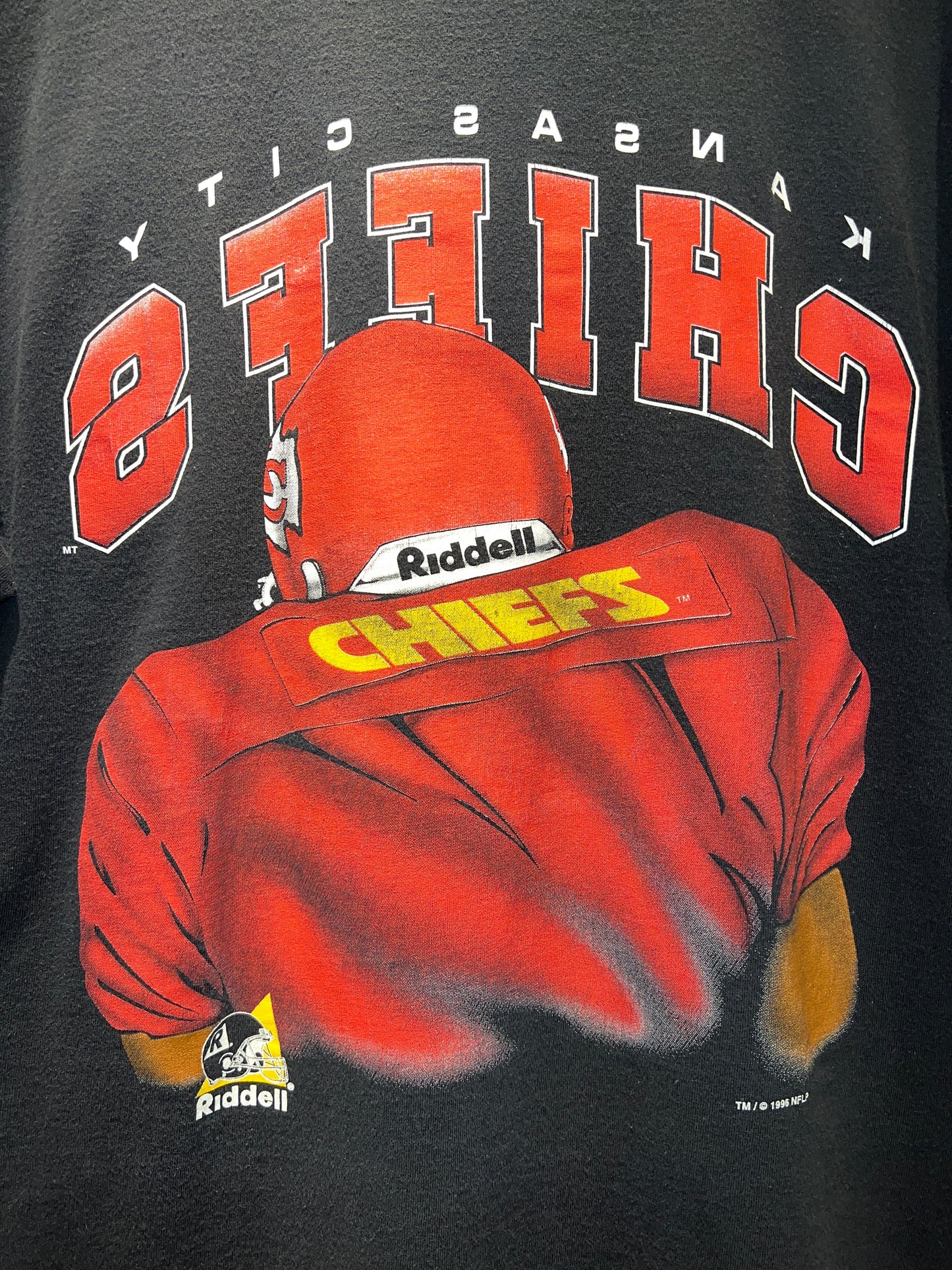 Vintage 90s Kansas City Chiefs Double Sided Tee