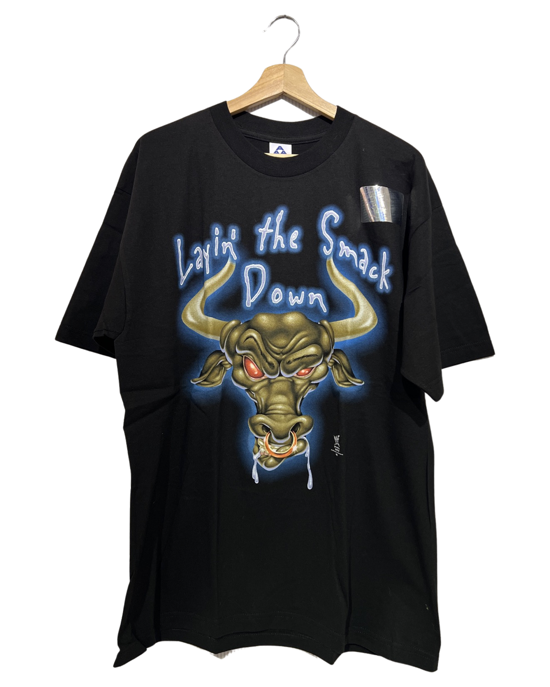 Vintage Deadstock 1998 The Rock Layin The Smackdown WWF Tee