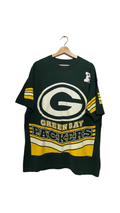 Vintage 1995 Green Bay Packers All Over Print Salem Tee KIF Vintage