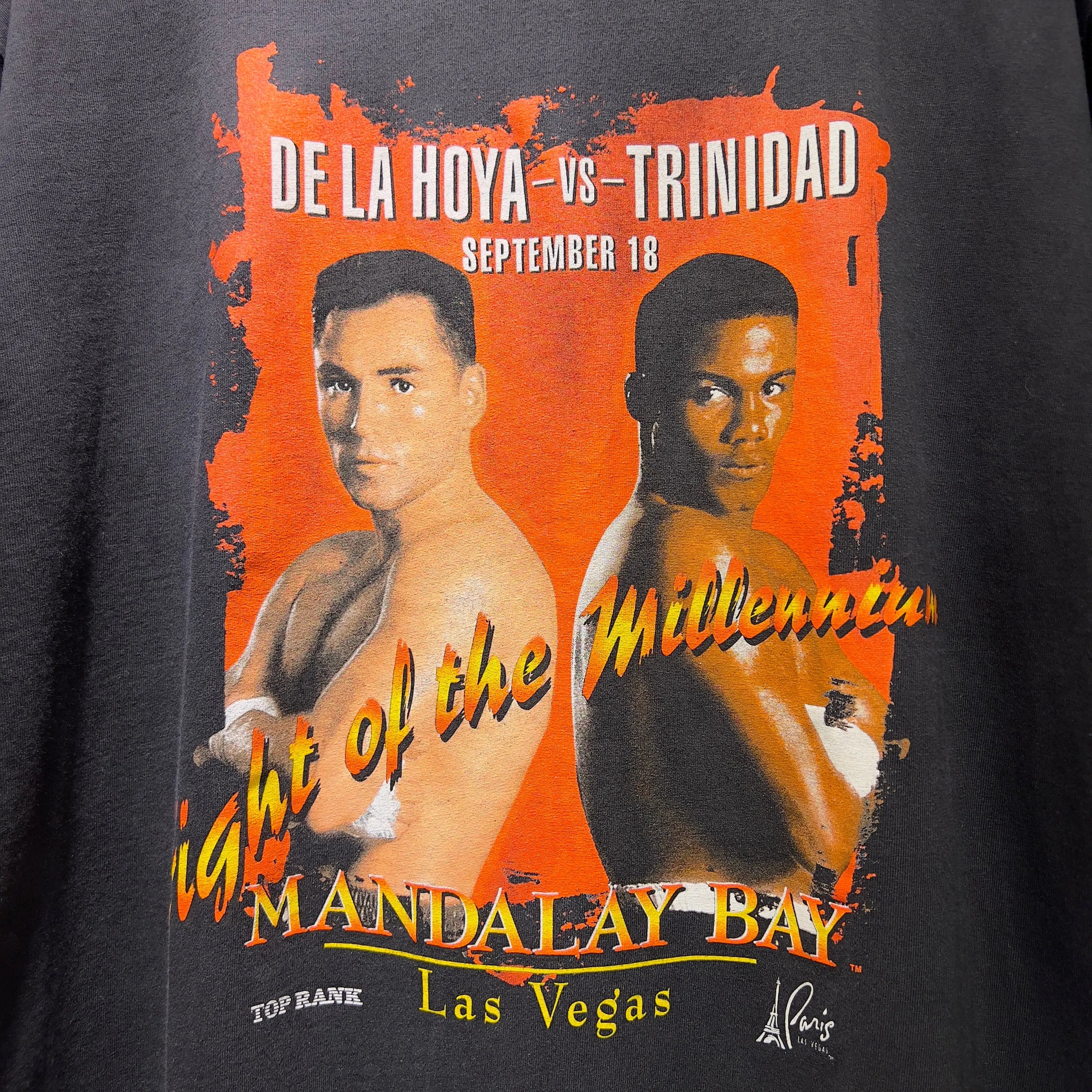 Vintage 1999 Oscar De La Hoya vs Trinidad Boxing Tee KIF Vintage