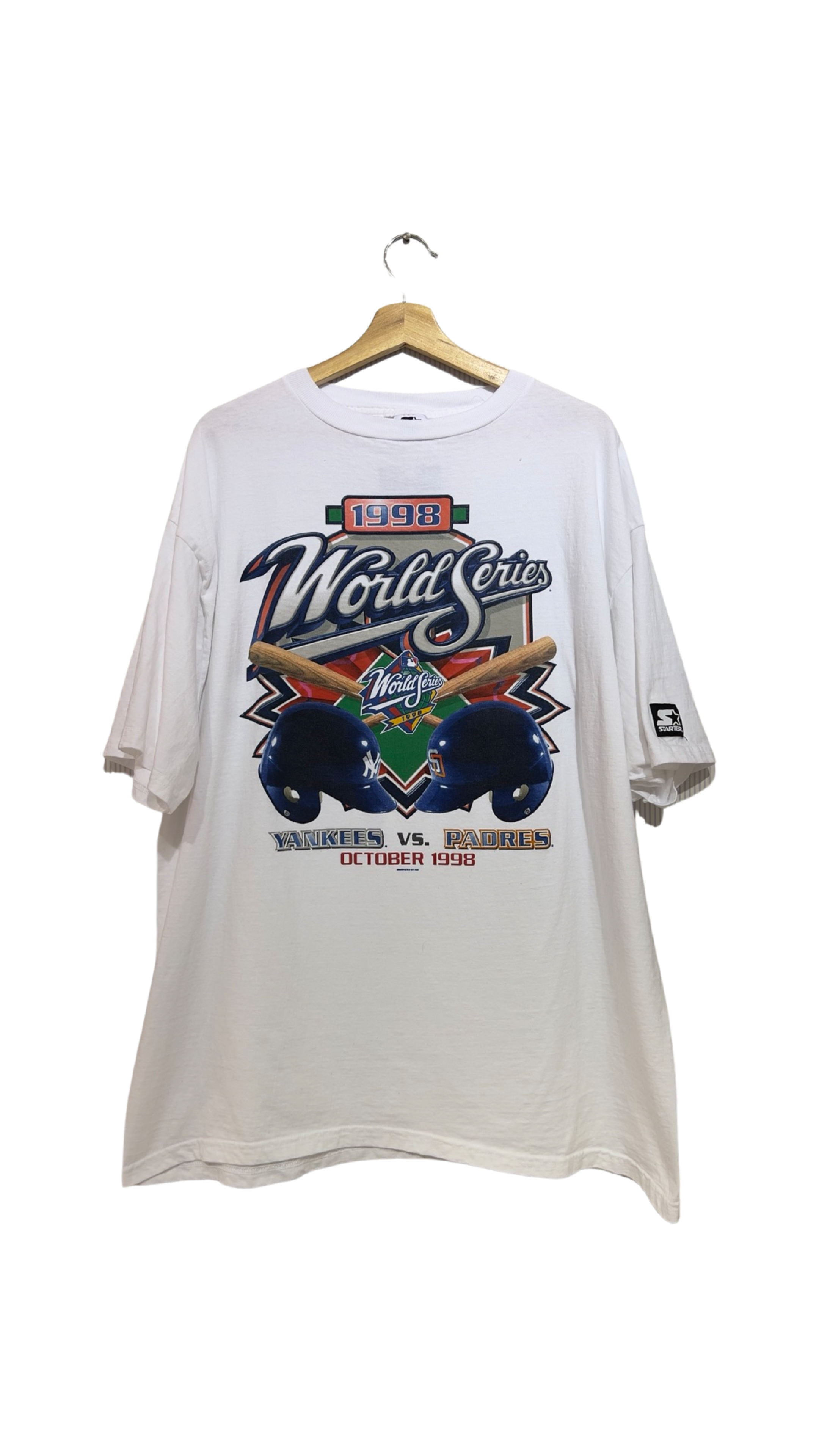 Vintage 1998 New York Yankees vs Padres Starter Tee KIF Vintage
