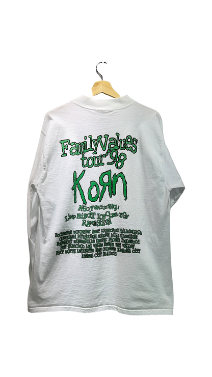 Vintage 1998 Korn Family Values LS Tour Tee