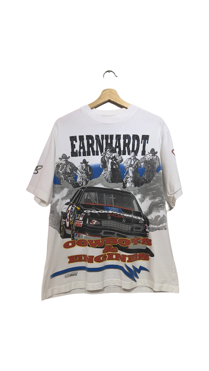 Vintage 1994 Cowboys & Engines Dale Earnhardt Sr Tee