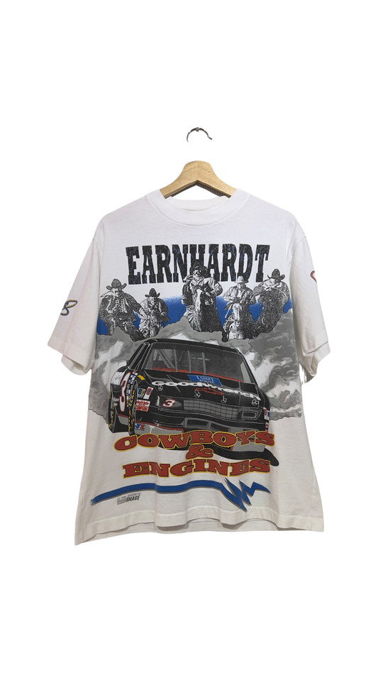 Vintage 1994 Cowboys & Engines Dale Earnhardt Sr Tee