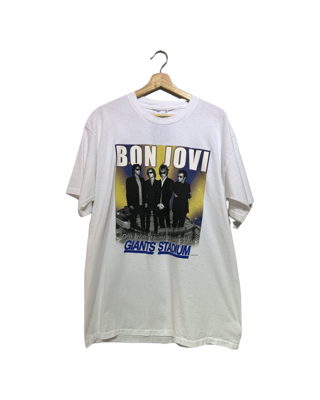 Vintage 2001 Bon Jovi Giants Stadium 2 Nights Tee