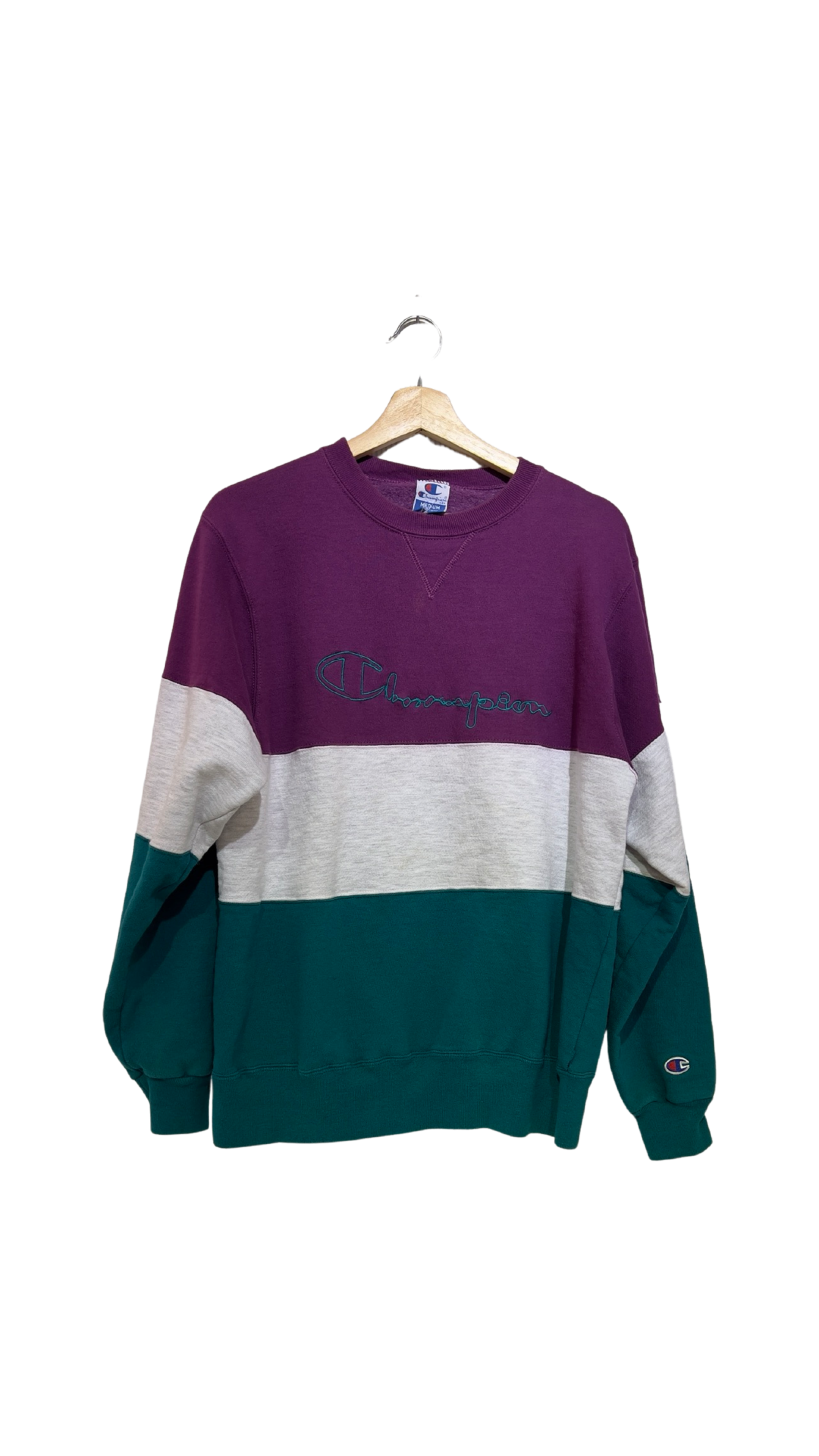 Vintage 90s Champion Color Blocked Crewneck KIF Vintage