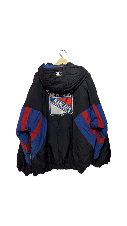 Vintage 90s New York Rangers Center Ice Starter Jacket