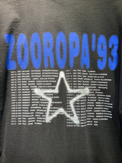 Vintage 1993 U2 Zooropa European Tour Tee