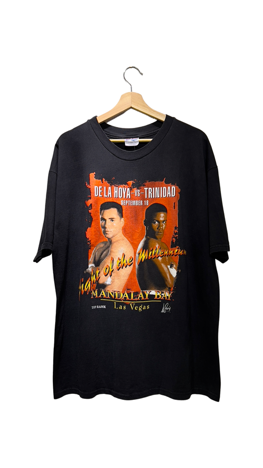 Vintage 1999 Oscar De La Hoya vs Trinidad Boxing Tee