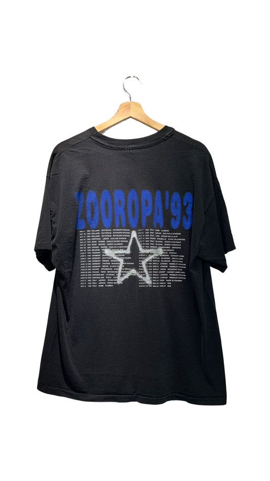 Vintage 1993 U2 Zooropa European Tour Tee