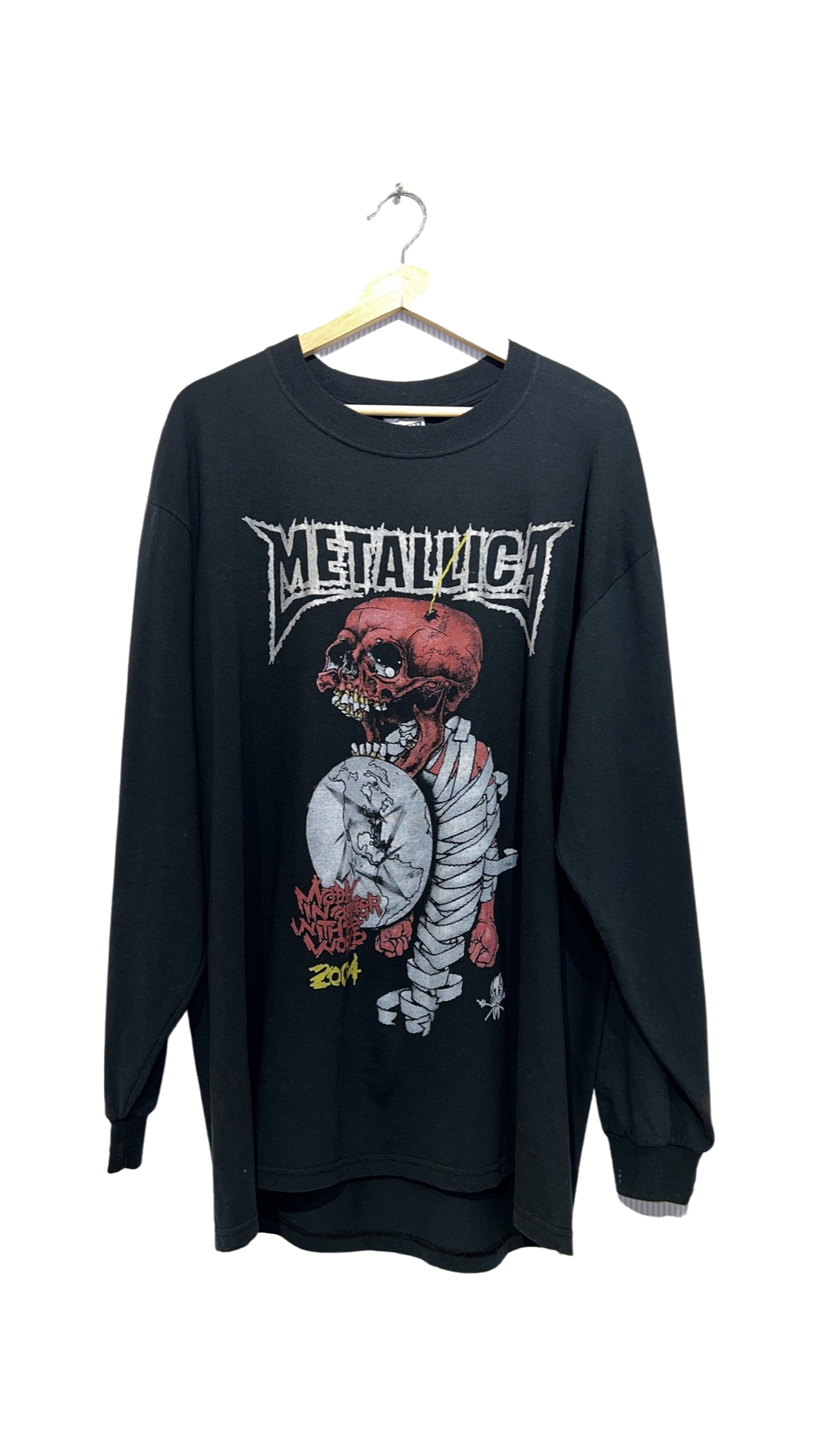 Vintage 2004 Rare Metallica Pushhead Godsmack Tour Tee