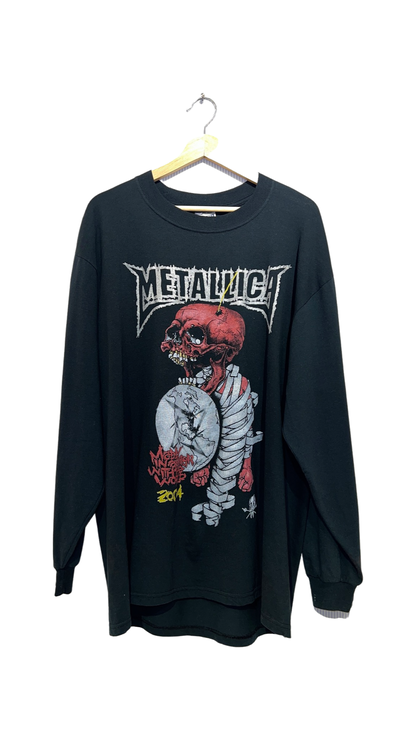 Vintage 2004 Rare Metallica Pushhead Godsmack Tour Tee