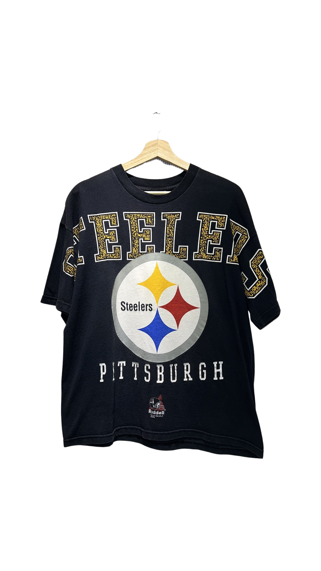 Vintage 90s Pittsburgh Steelers Spellout Tee