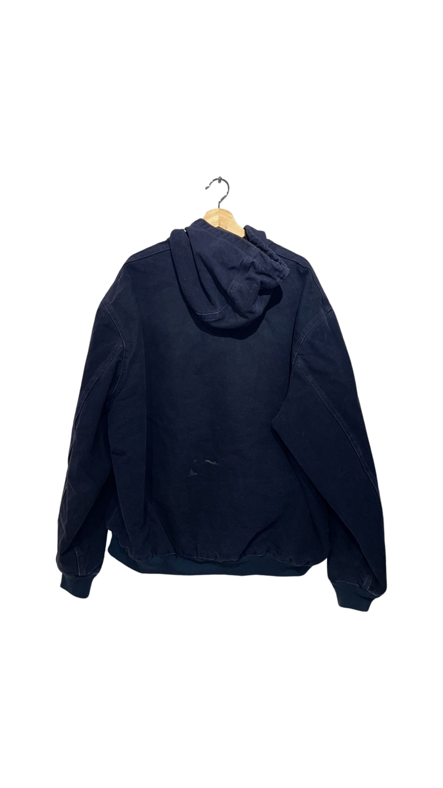 Vintage 90s Carhartt Navy Hooded Jacket