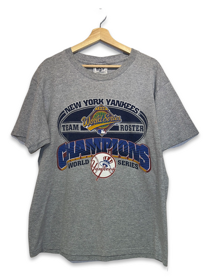 Vintage 1996 New York Yankees Team Roster Champions Tee